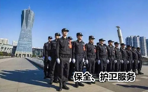 保全、护卫服务